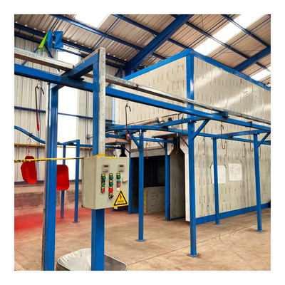 500kg Load Overhead Conveyor System Electric Heating Paint Line Conveyor For Diverse Dimensions