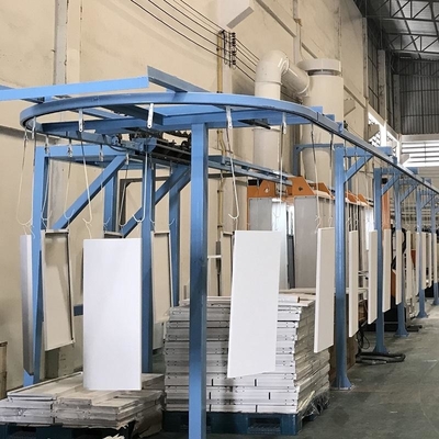 500kg Load Overhead Conveyor System Electric Heating Paint Line Conveyor For Diverse Dimensions