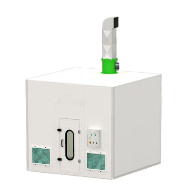 Paint Mixing Room Incorporating Negative Pressure Maintenance and Dust Removal for Cleaner and Safer Working Environment