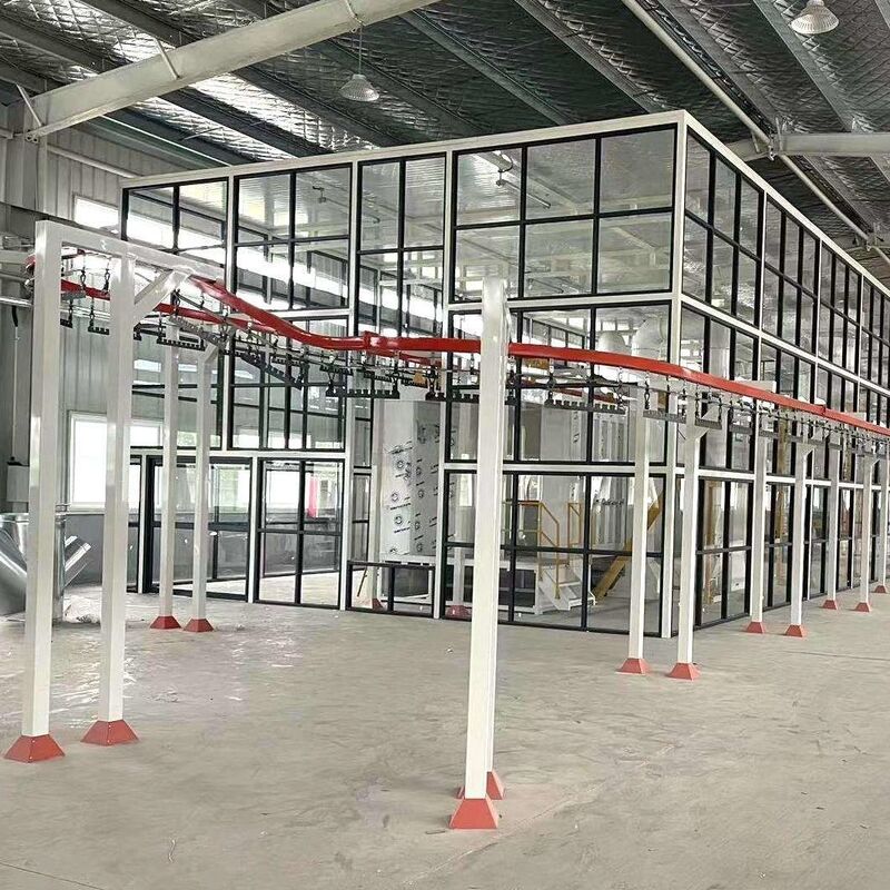 Full-Automatic Overhead Conveyor Powder Coating Line Eliminate Manual Handling Maximize Throughput And Ensure Consistent Powder Coating