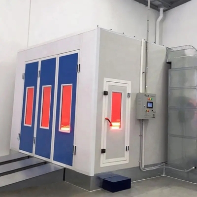 Kalıcı 30kW Ticari Araç Boya Çadırı Beyaz Boya Çadırı Kaplama Elektrikli Isıtma