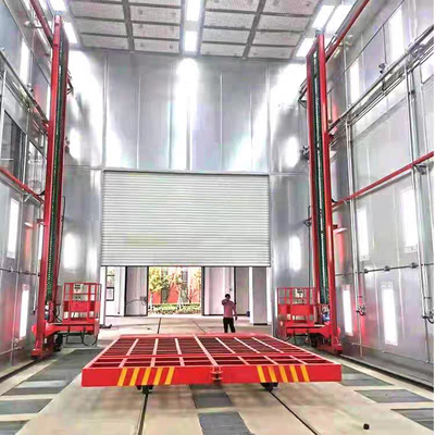 Boyalı kabinler için 3 boyutlu mobil patlama geçirmez platform sağlam ve kullanışlı