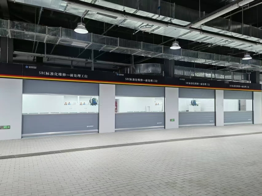 Elektrik gazlı dizel yakıcılı öğütme odası ısıtma sistemi püskürtme kabinleri araba kumlama odası araba hazırlama odası