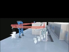 Sağlam Üst Taşıyıcı Dikey Toz Kaplama Hatı Sabit Kaplama için Taşıyıcı Boya Hatı