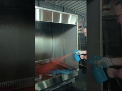 FEW-10 Çevresel Su Perdesi Kabini Şelale Sprey Boya Kabini Küçük