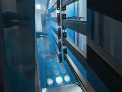 Elektrostatik Otomatik Toz Kaplama hattı Sytstem Toz Kaplama Makinesi, Düzeltme Fırını ve Spray Bo