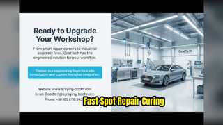 Nokta Onarımları için Kısa Dalga Kızılötesi Kürleme Lambası