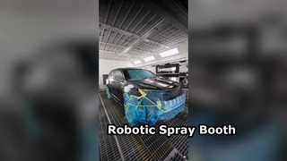 CoatTech Yapay Zeka Tahrikli Robotik Püskürtme Sistemli Yüksek Verimli Endüstriyel Otomatik Boya Kabini